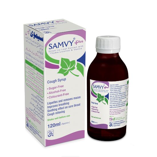 Samvy Syrup IVY Leaf Cough Syrup Fareed Pharmacy