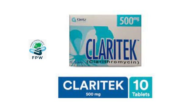 Claritek 500mg Tablets | Clarithromycin | Dosage - Fareed Pharmacy
